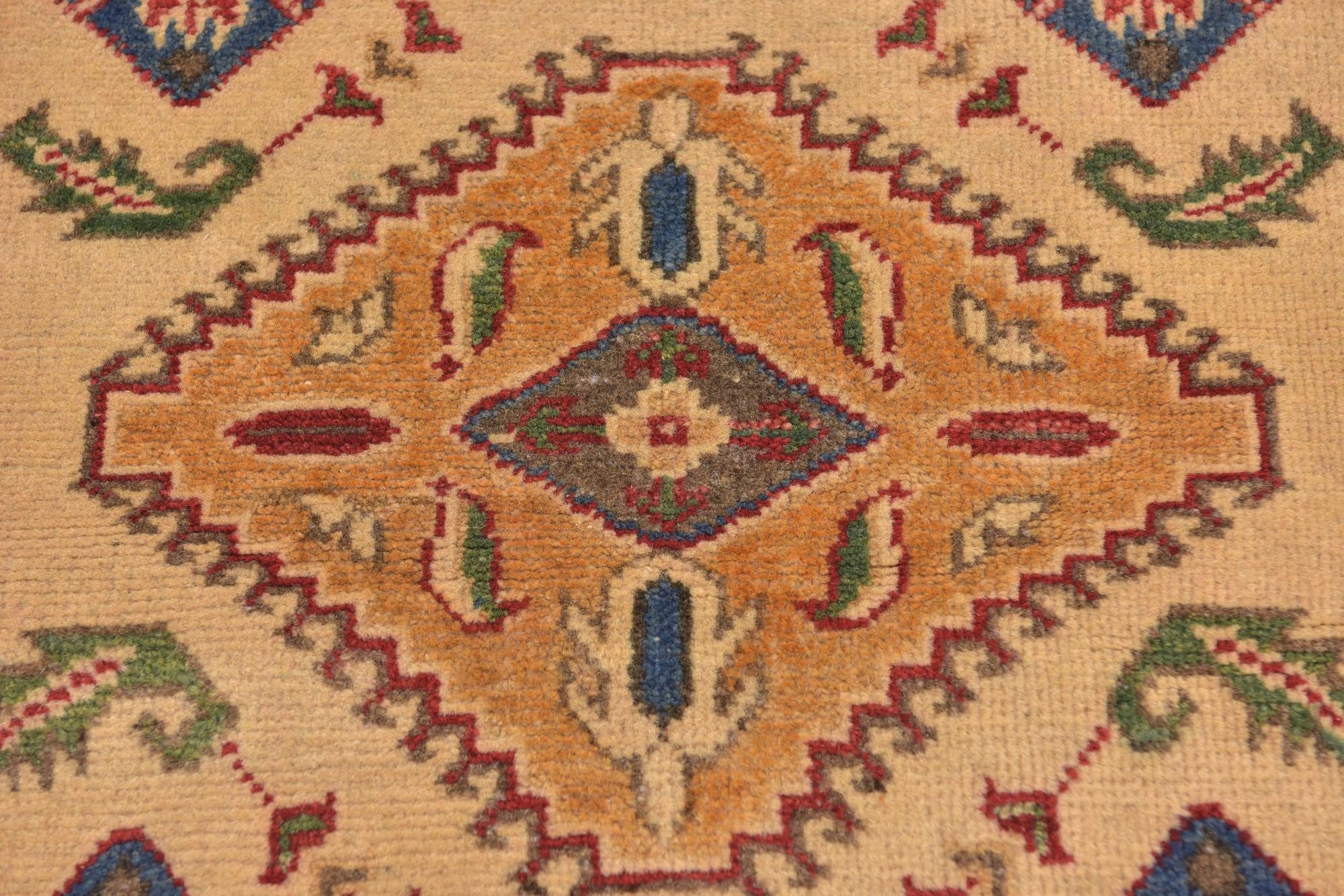 3' 2 x 5' Hand Knotted Kazak Rug