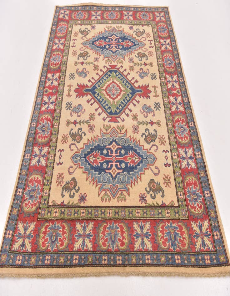 Detail image of 5' x 6' 8 Hand Knotted Kazak Rug