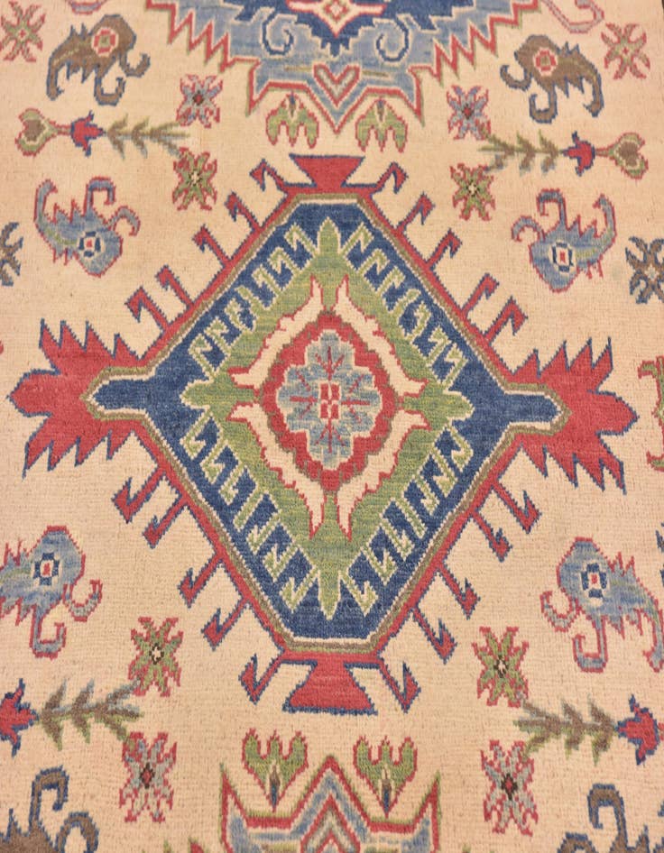 Detail image of 5' x 6' 8 Hand Knotted Kazak Rug