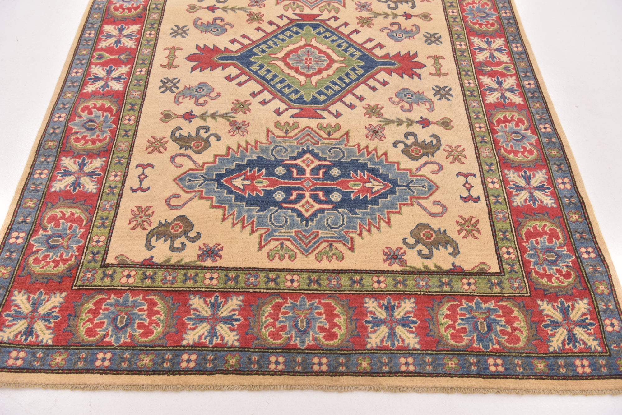 5' x 6' 8 Hand Knotted Kazak Rug