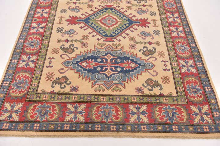 5' x 6' 8 Hand Knotted Kazak Rug
