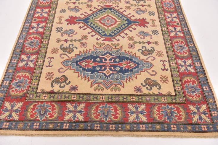 Detail image of 5' x 6' 8 Hand Knotted Kazak Rug