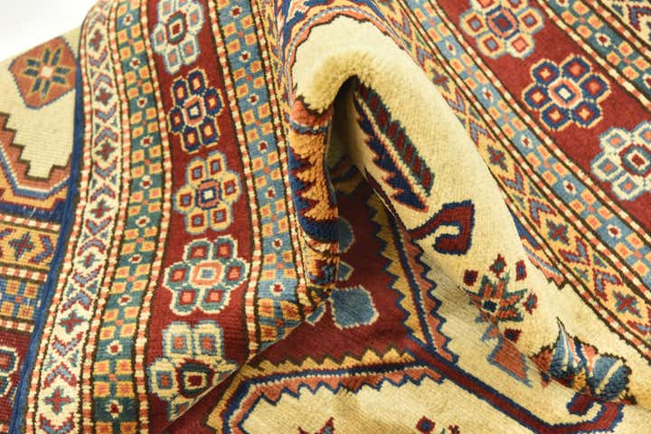 145cm x 225cm Hand Knotted Kazak Oriental Rug