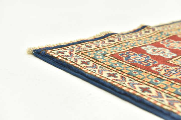 145cm x 225cm Hand Knotted Kazak Oriental Rug