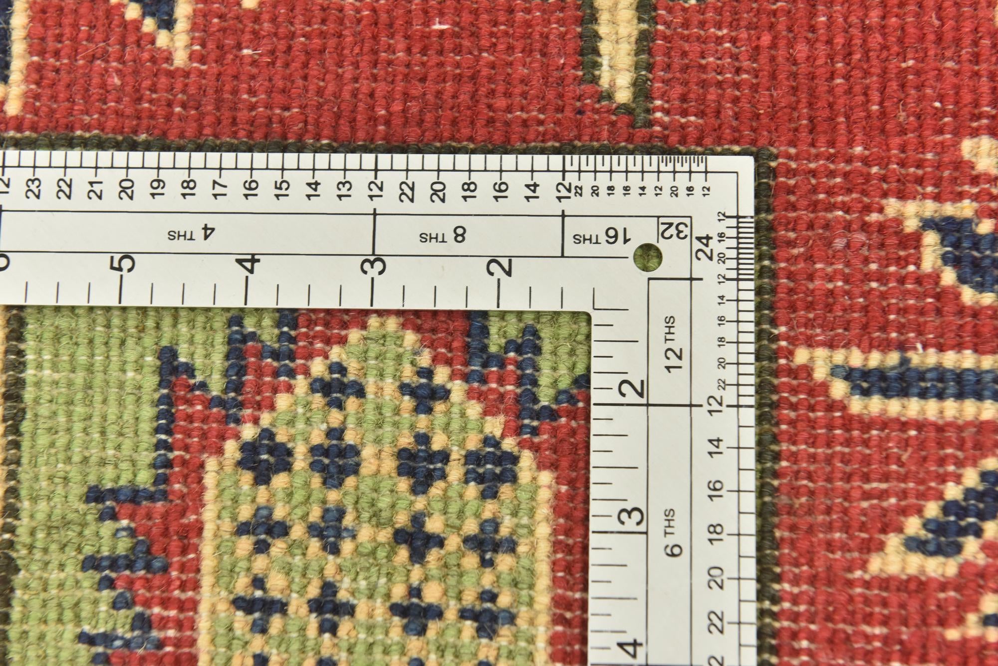 5' 6 x 8' Hand Knotted Kazak Rug