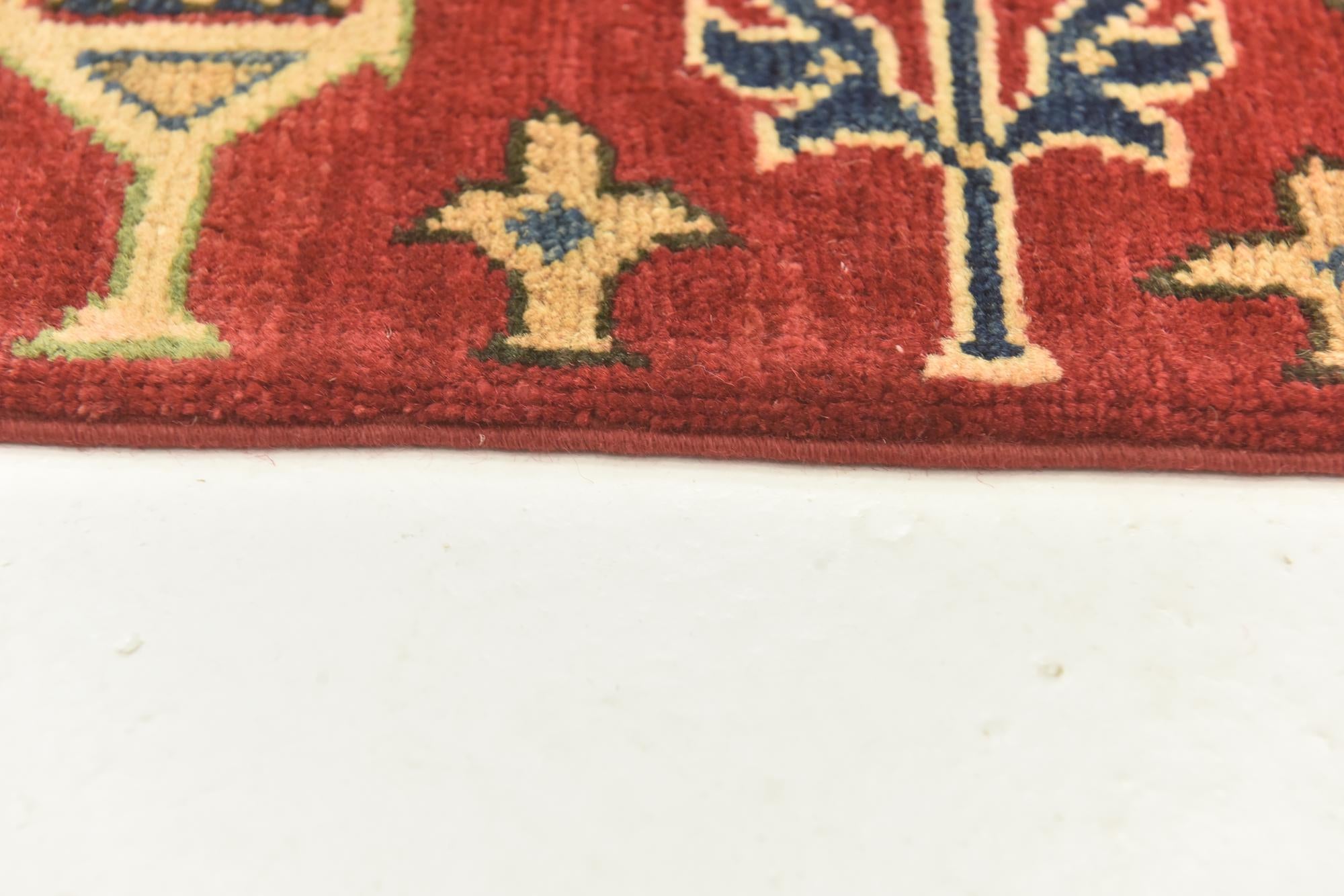 5' 6 x 8' Hand Knotted Kazak Rug