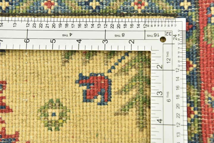 2' 7 x 4' Hand Knotted Kazak Rug