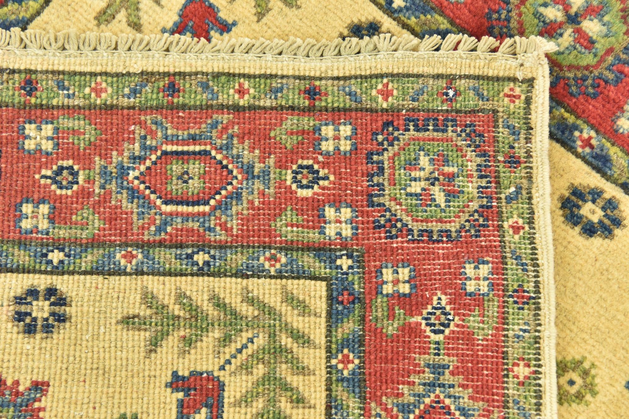 2' 7 x 4' Hand Knotted Kazak Rug