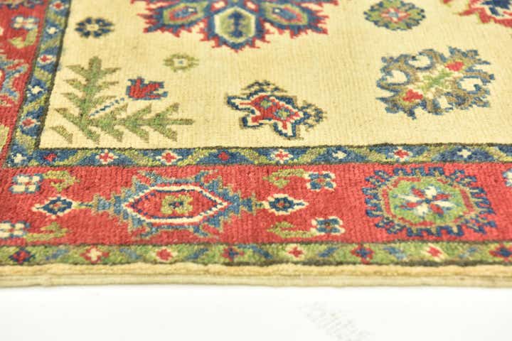 2' 7 x 4' Hand Knotted Kazak Rug