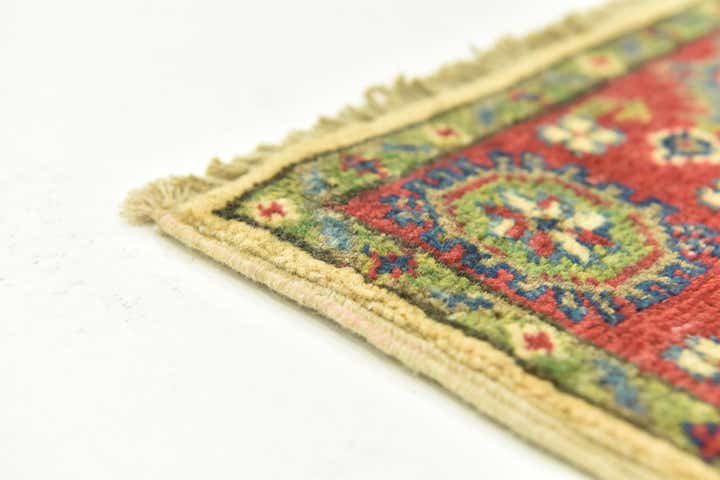 2' 7 x 4' Hand Knotted Kazak Rug