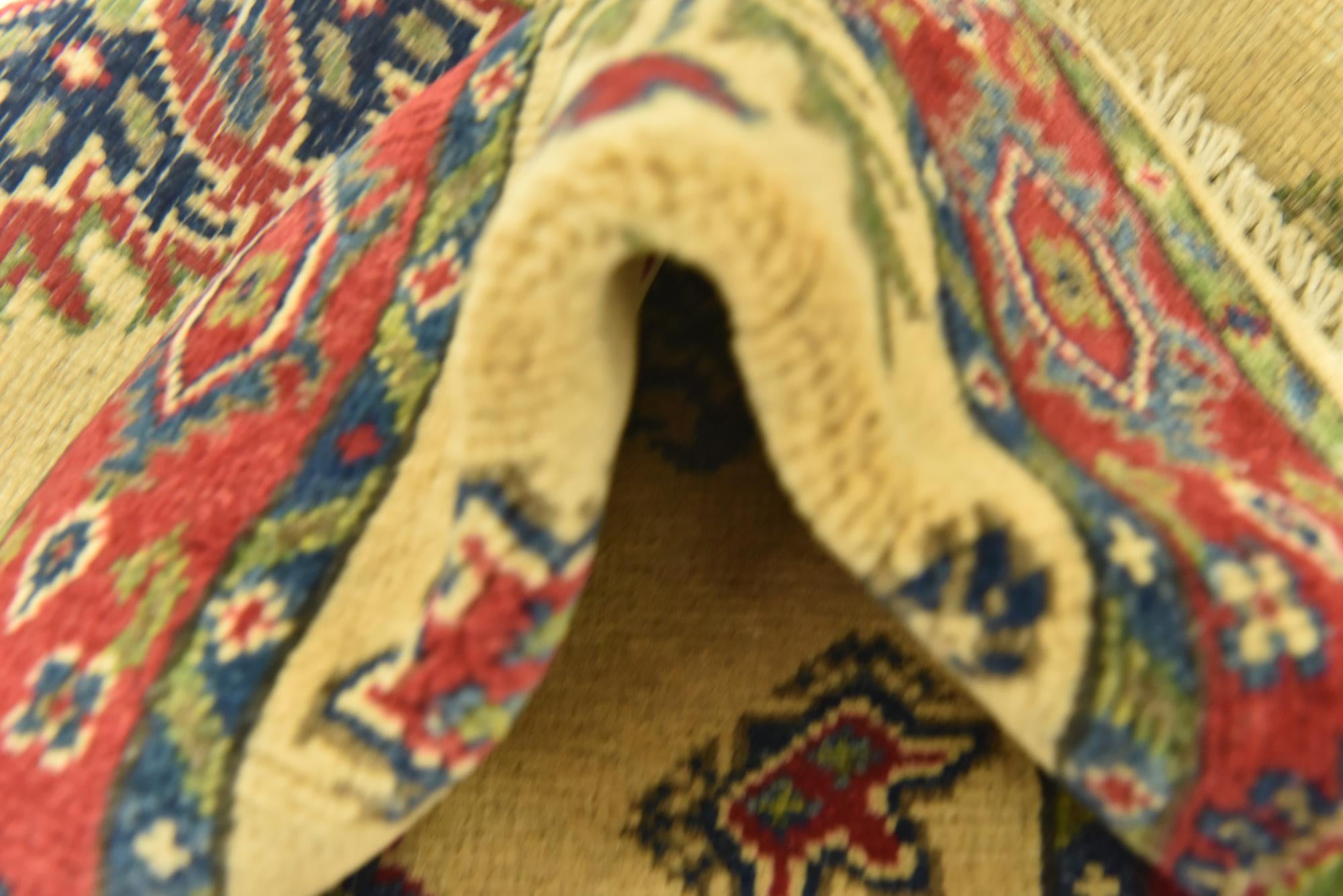 2' 7 x 4' Hand Knotted Kazak Rug