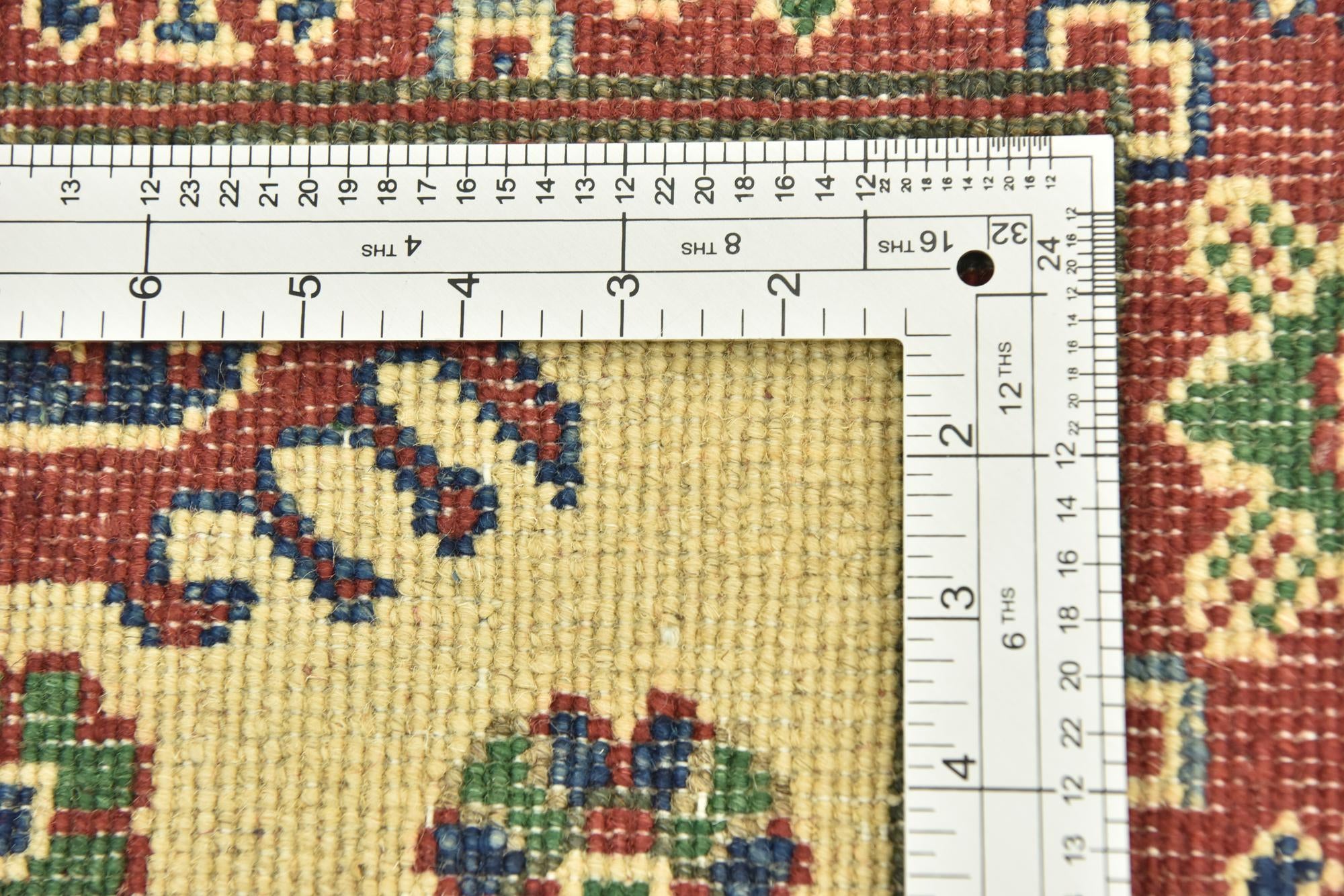 2' 6 x 4' 3 Hand Knotted Kazak Rug