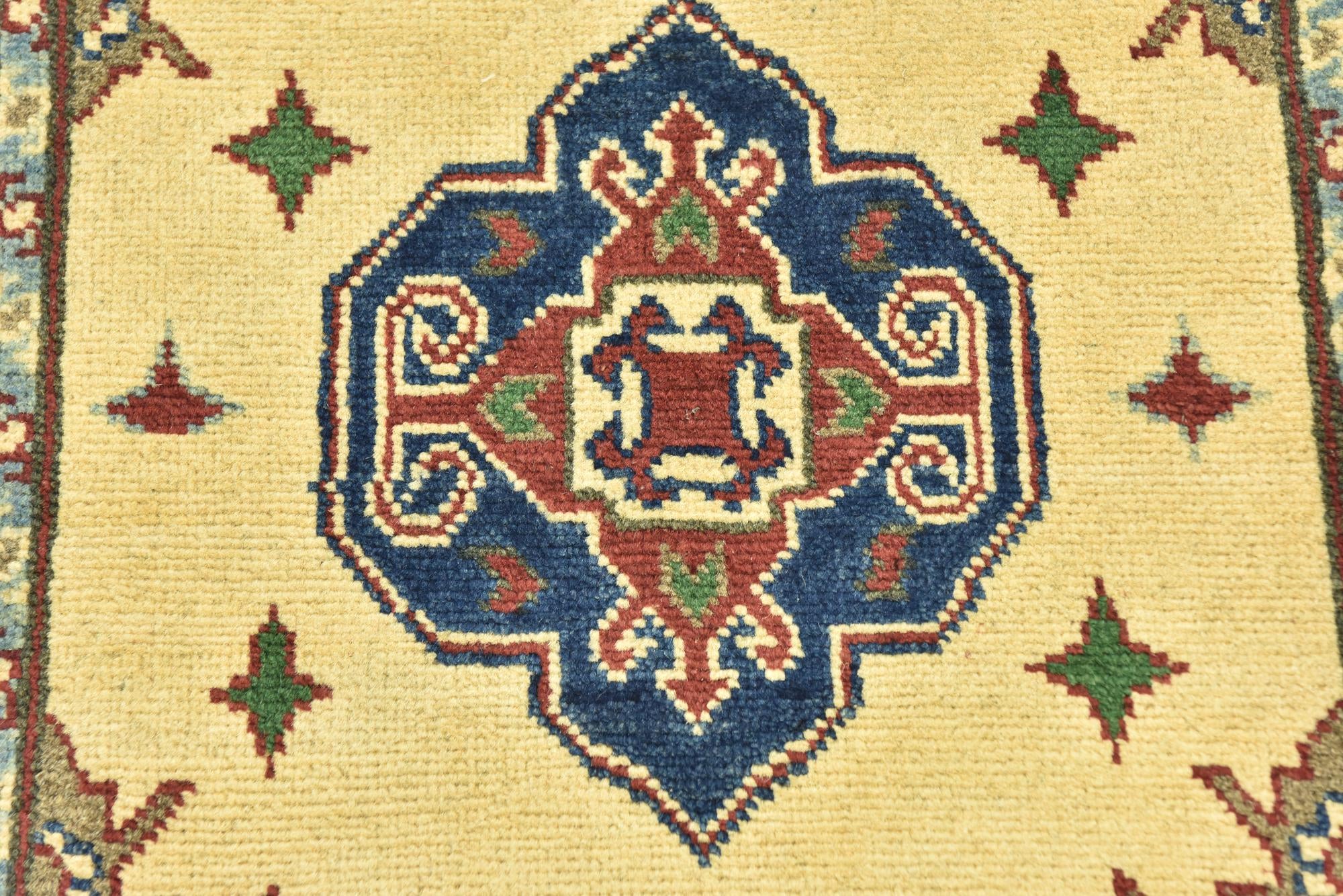 2' 6 x 4' 3 Hand Knotted Kazak Rug