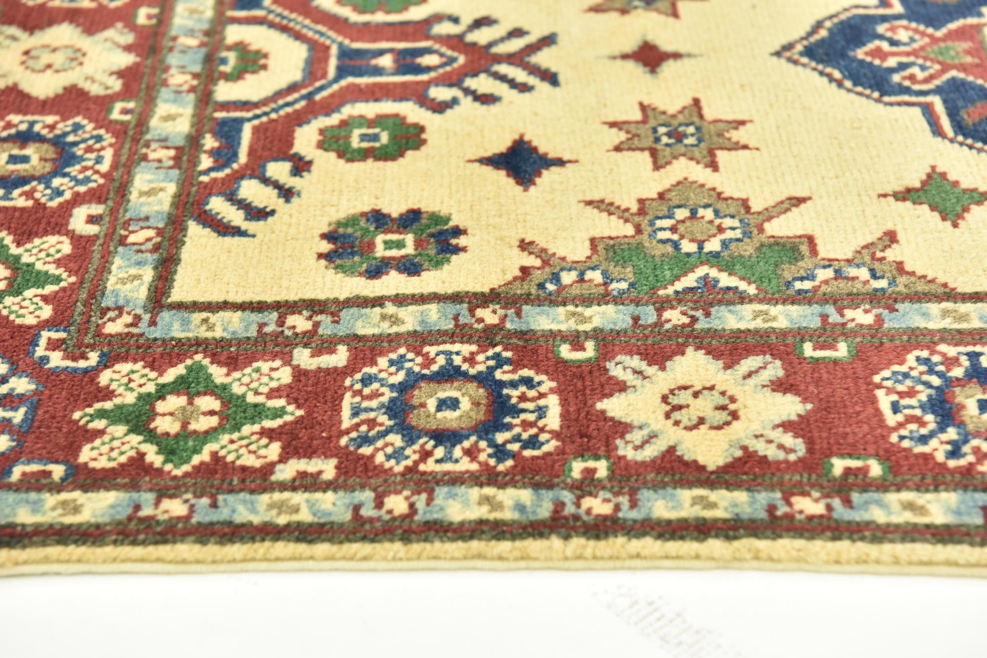 2' 6 x 4' 3 Hand Knotted Kazak Rug