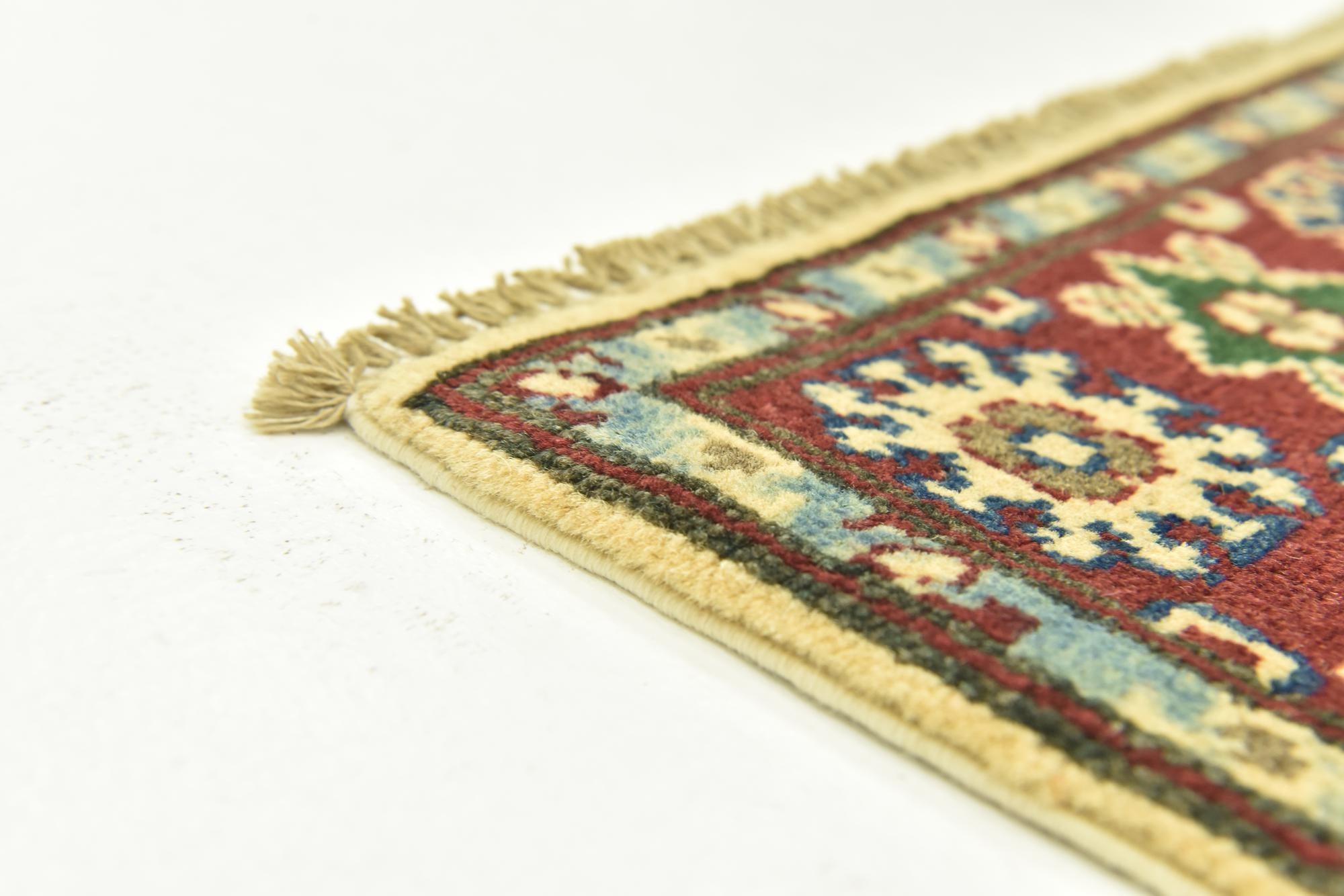 2' 6 x 4' 3 Hand Knotted Kazak Rug