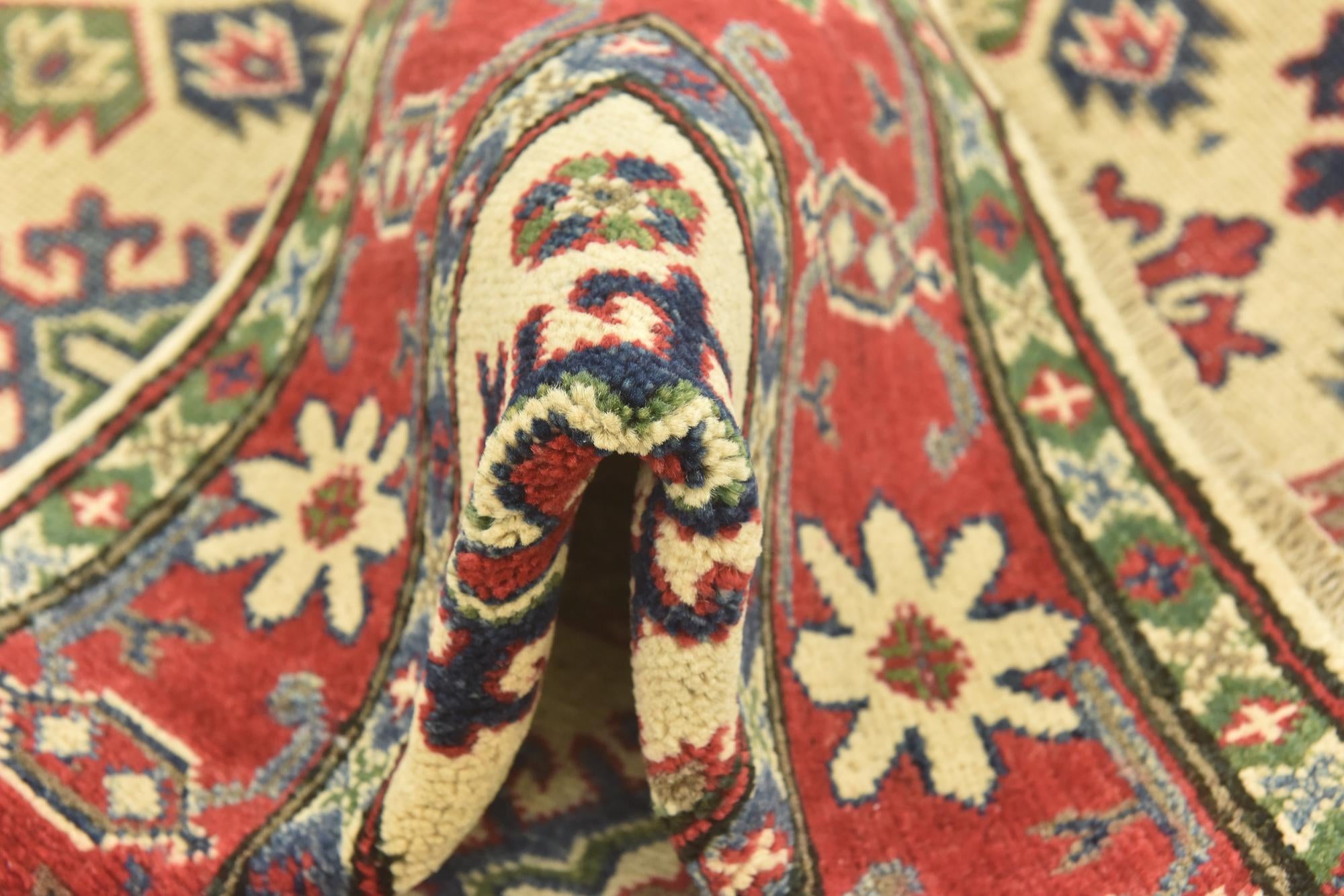 3' 10 x 5' 8 Hand Knotted Kazak Rug