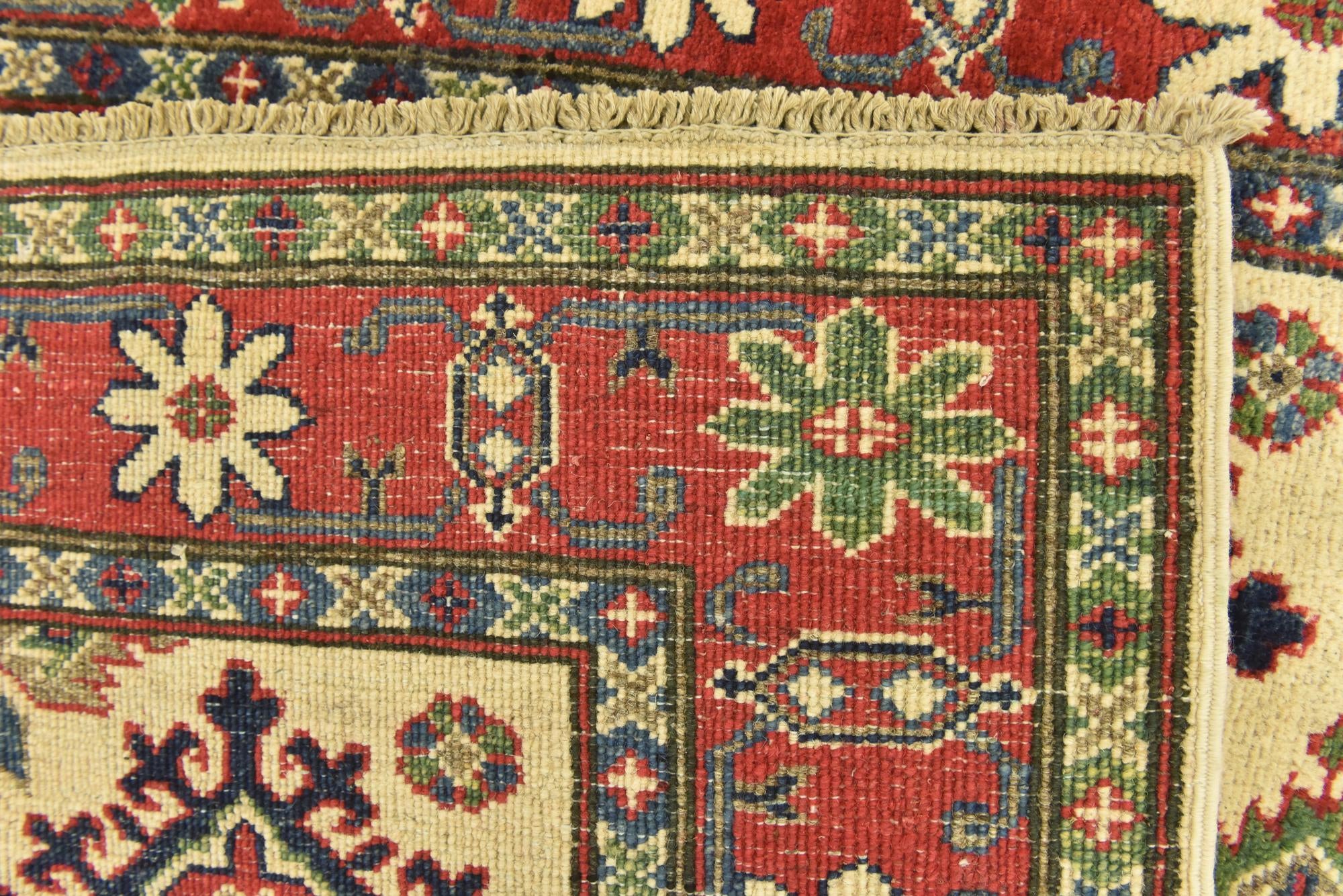 3' 10 x 5' 8 Hand Knotted Kazak Rug