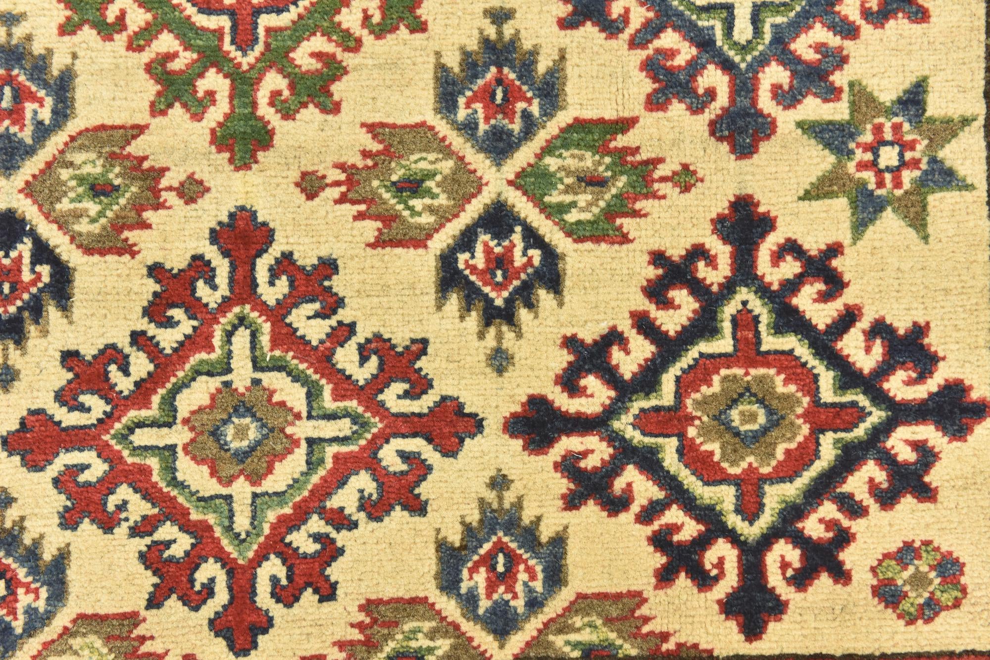 3' 10 x 5' 8 Hand Knotted Kazak Rug