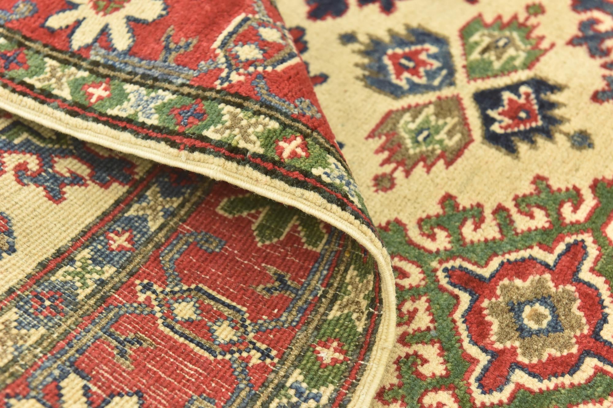3' 10 x 5' 8 Hand Knotted Kazak Rug