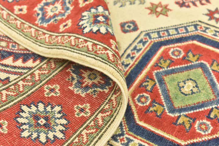 4' 1 x 5' 9 Hand Knotted Kazak Rug