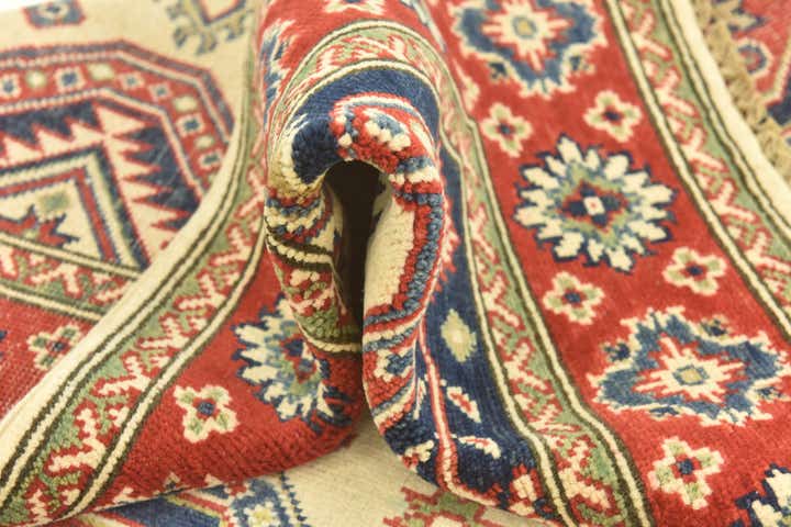 4' 1 x 5' 9 Hand Knotted Kazak Rug