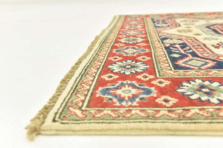 4' 1 x 5' 9 Hand Knotted Kazak Rug