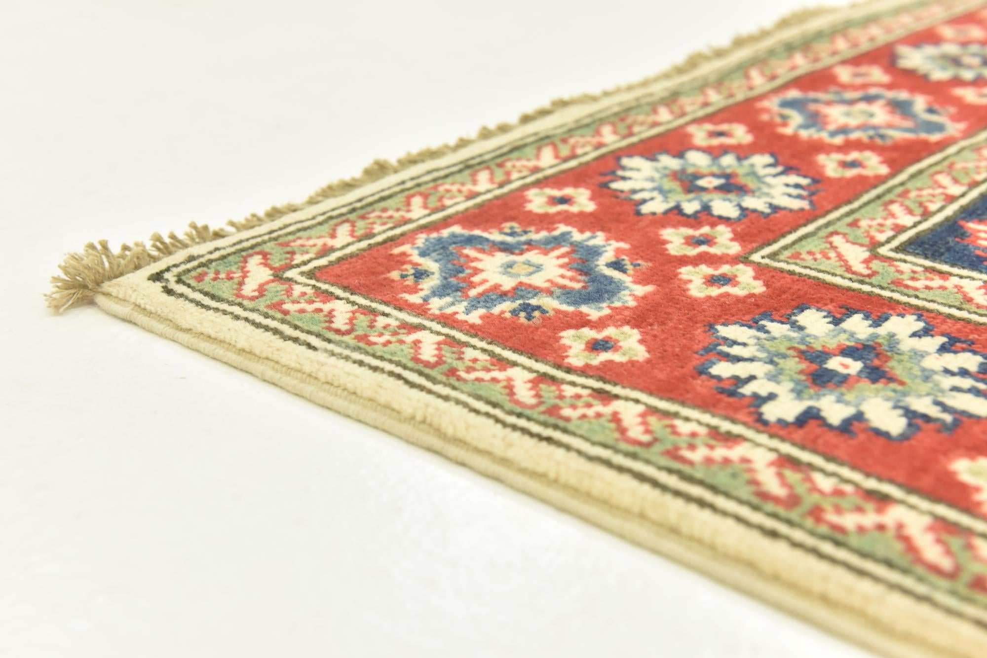 4' 1 x 5' 9 Hand Knotted Kazak Rug