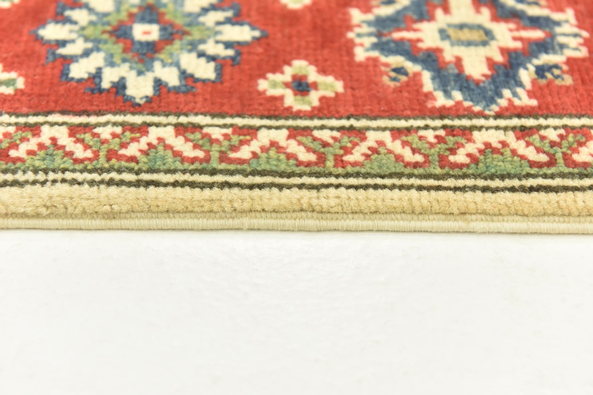 4' 1 x 5' 9 Hand Knotted Kazak Rug