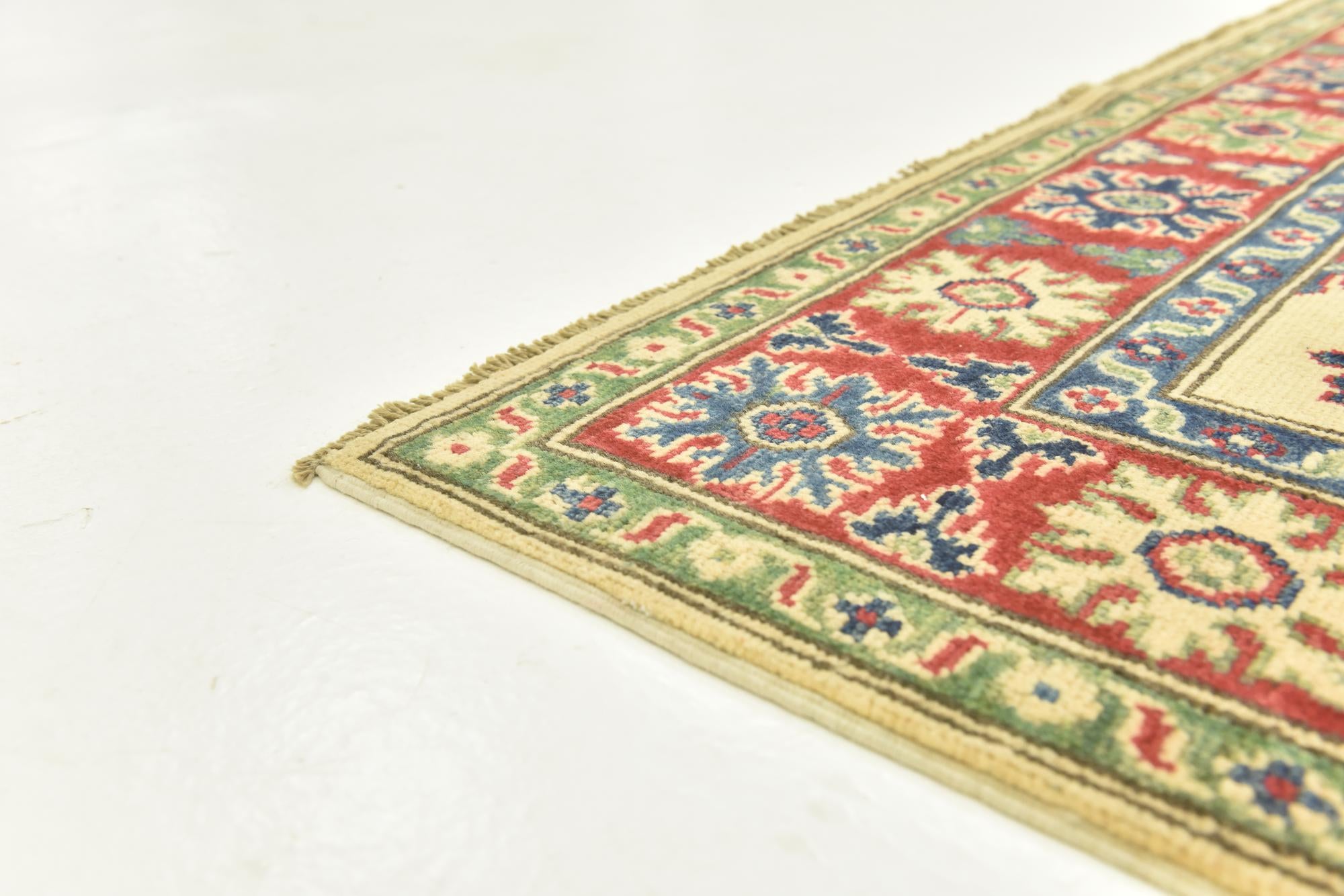 3' 10 x 6' Hand Knotted Kazak Rug