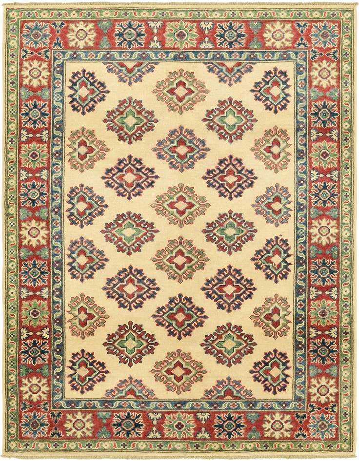 Detail image of 3' 10 x 6' Hand Knotted Kazak Rug