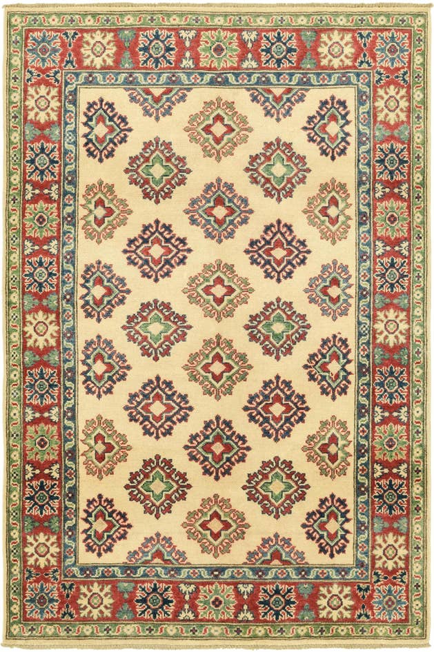 Detail image of 3' 10 x 6' Hand Knotted Kazak Rug