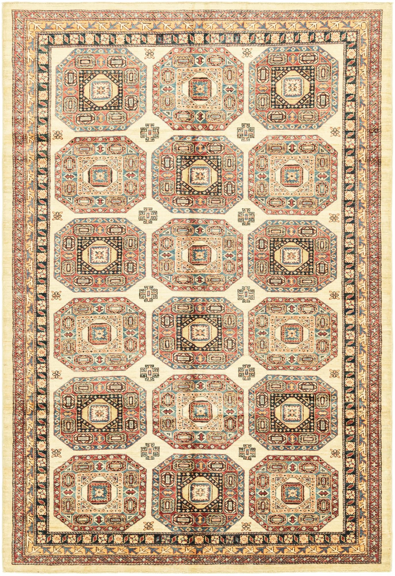 6' x 8' 10 Hand Knotted Kazak Oriental Rug