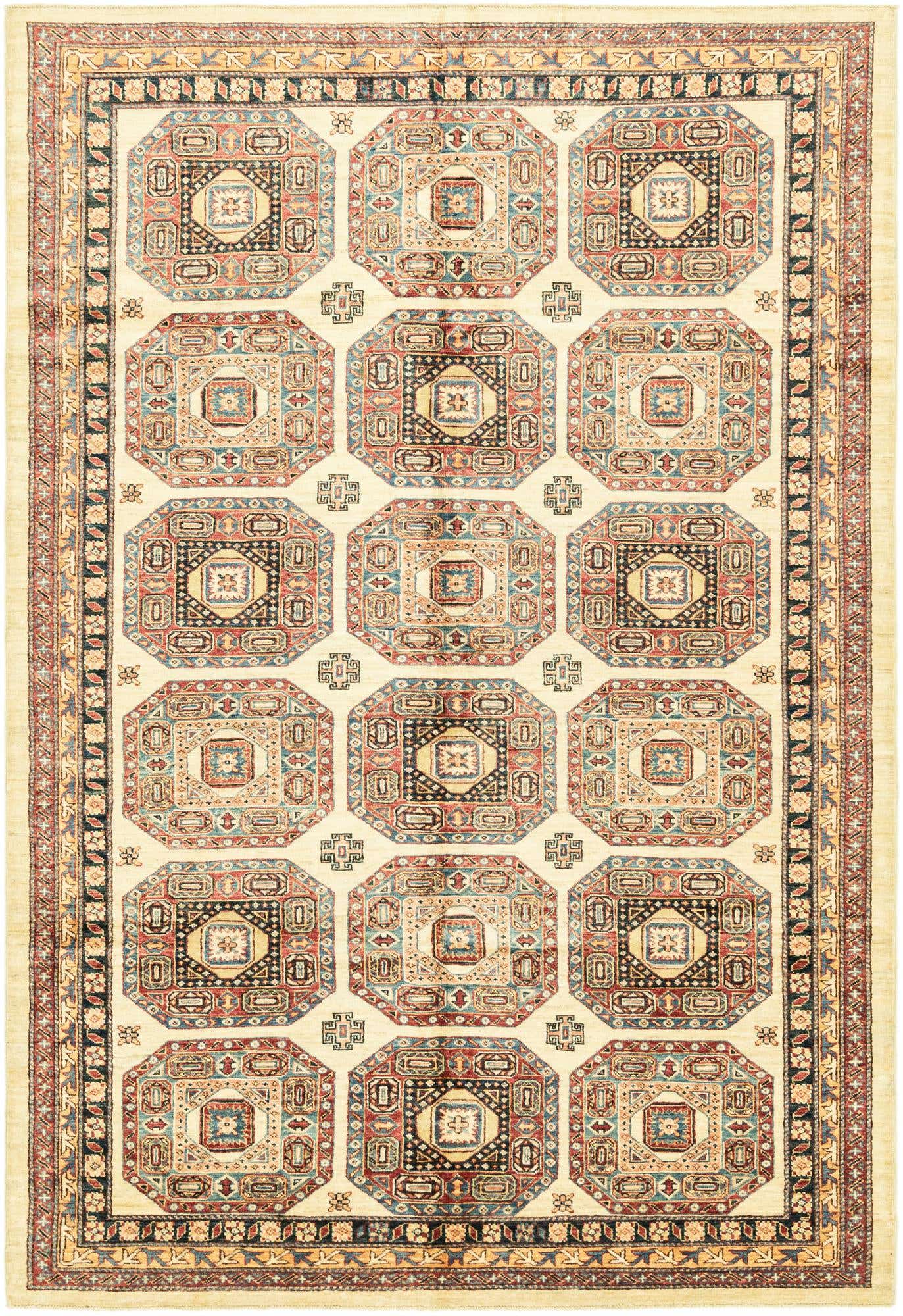 6' x 8' 10 Hand Knotted Kazak Oriental Rug