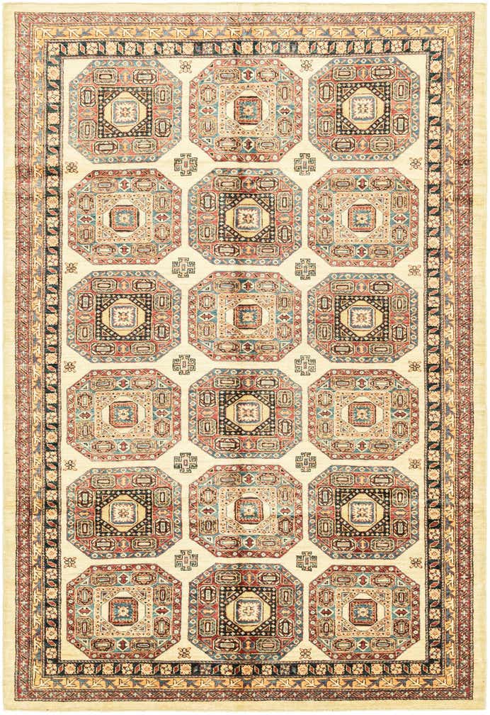 6' x 8' 10 Hand Knotted Kazak Oriental Rug