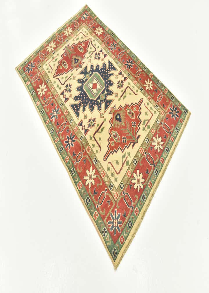 4' x 6' Hand Knotted Kazak Rug