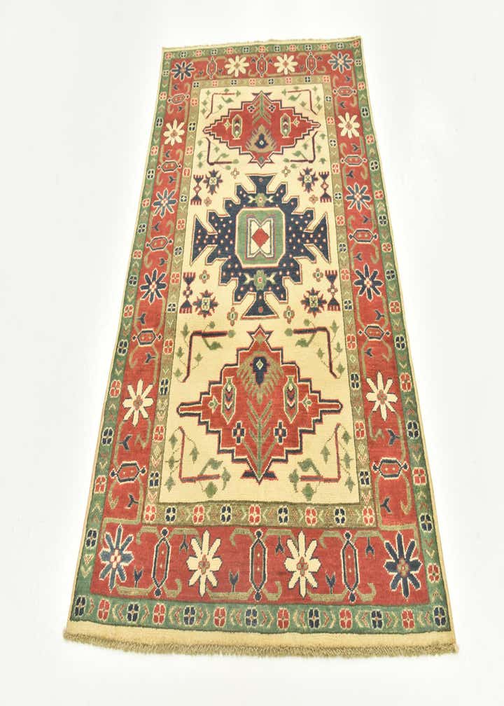 4' x 6' Hand Knotted Kazak Rug