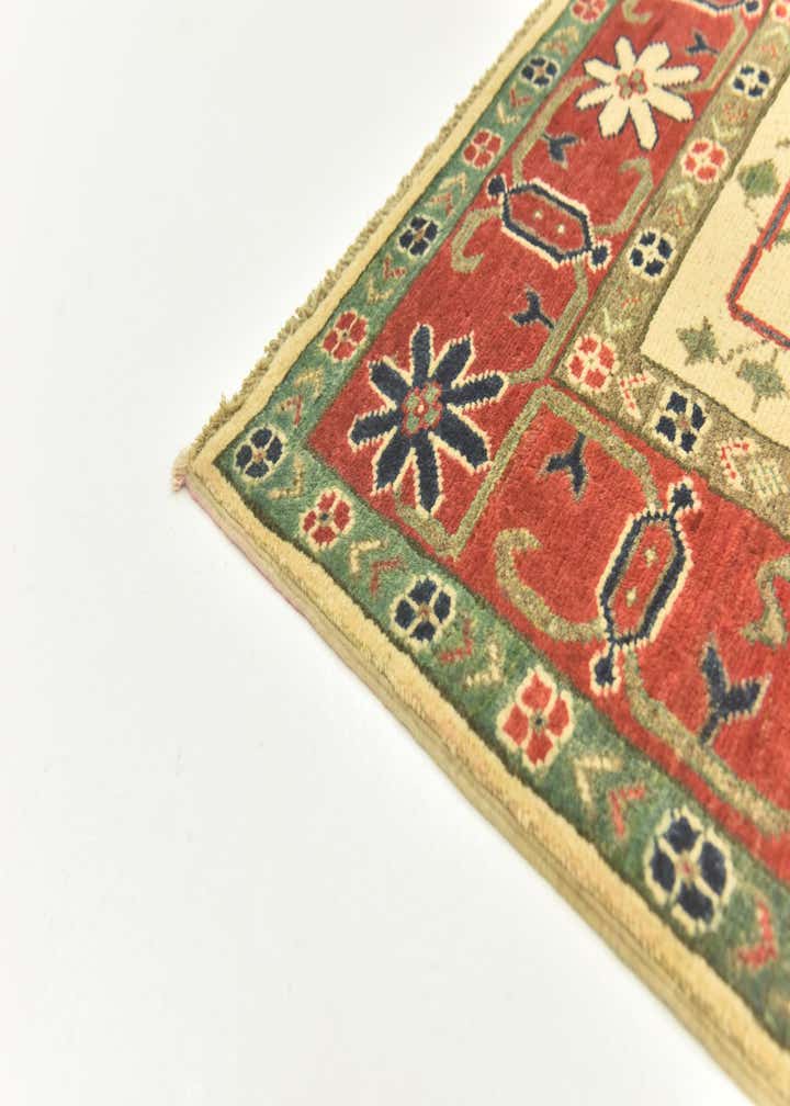 4' x 6' Hand Knotted Kazak Rug