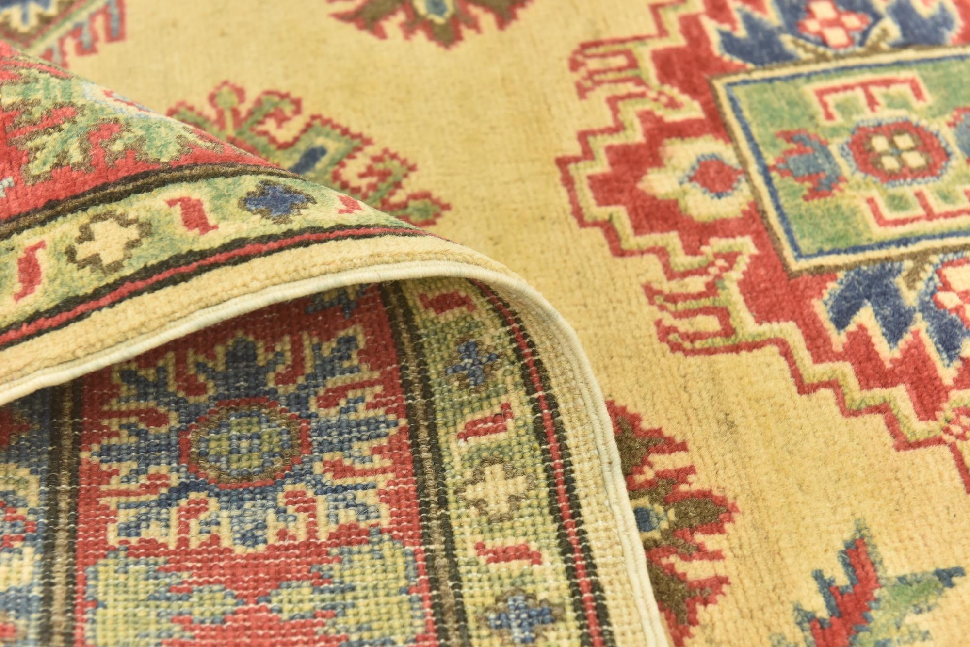 4' 2 x 6' Hand Knotted Kazak Rug