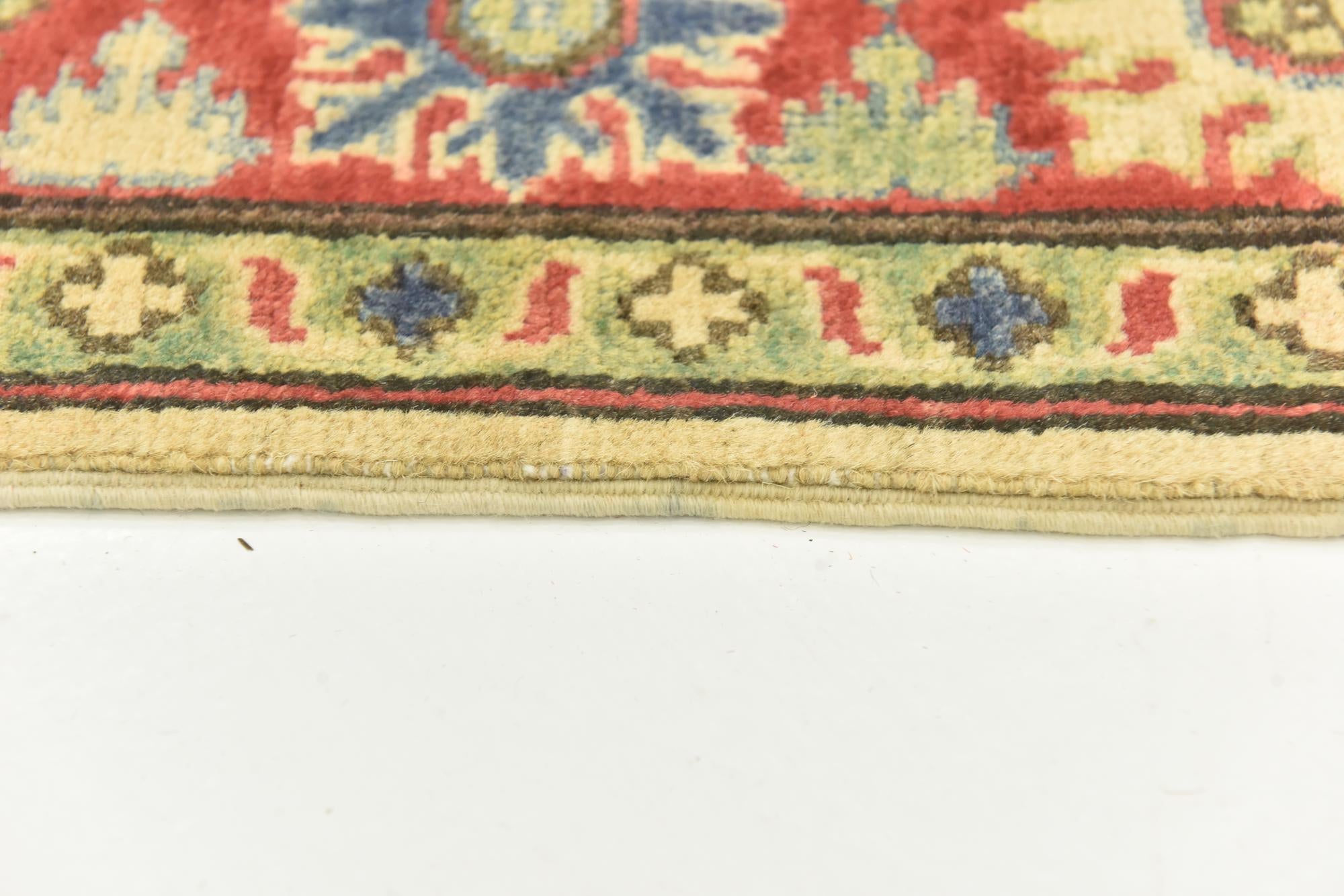 4' 2 x 6' Hand Knotted Kazak Rug