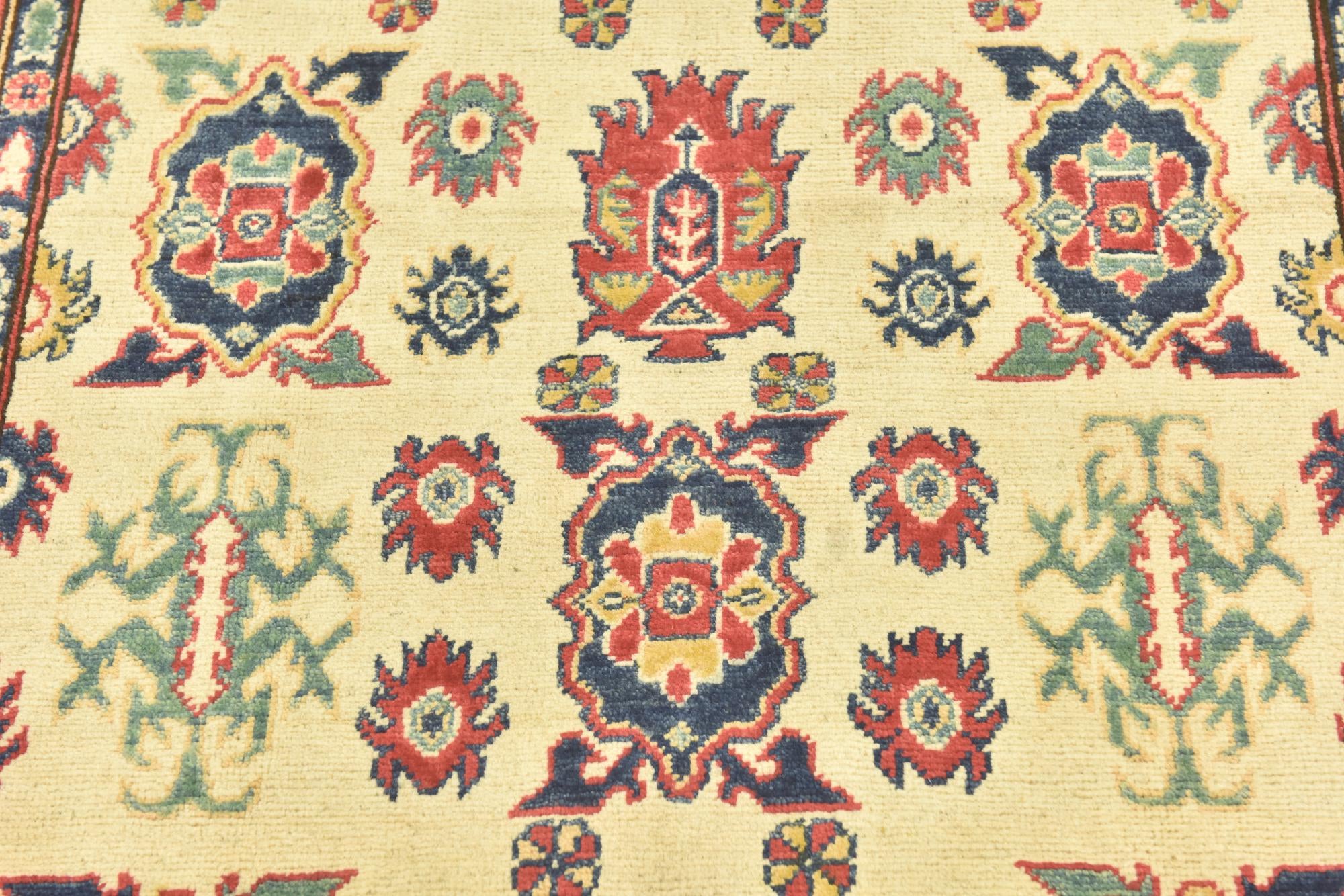 4' 2 x 6' 2 Hand Knotted Kazak Rug