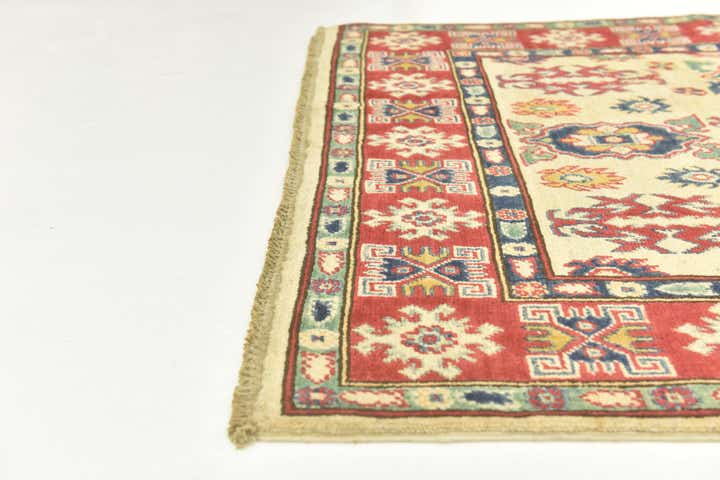 4' 2 x 6' 2 Hand Knotted Kazak Rug