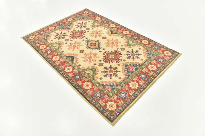 4' 1 x 6' Hand Knotted Kazak Rug