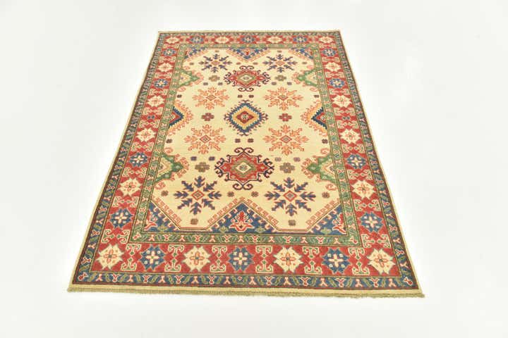 4' 1 x 6' Hand Knotted Kazak Rug