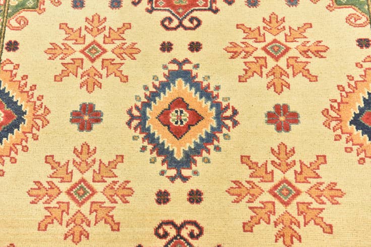 Detail image of 4' 1 x 6' Hand Knotted Kazak Rug
