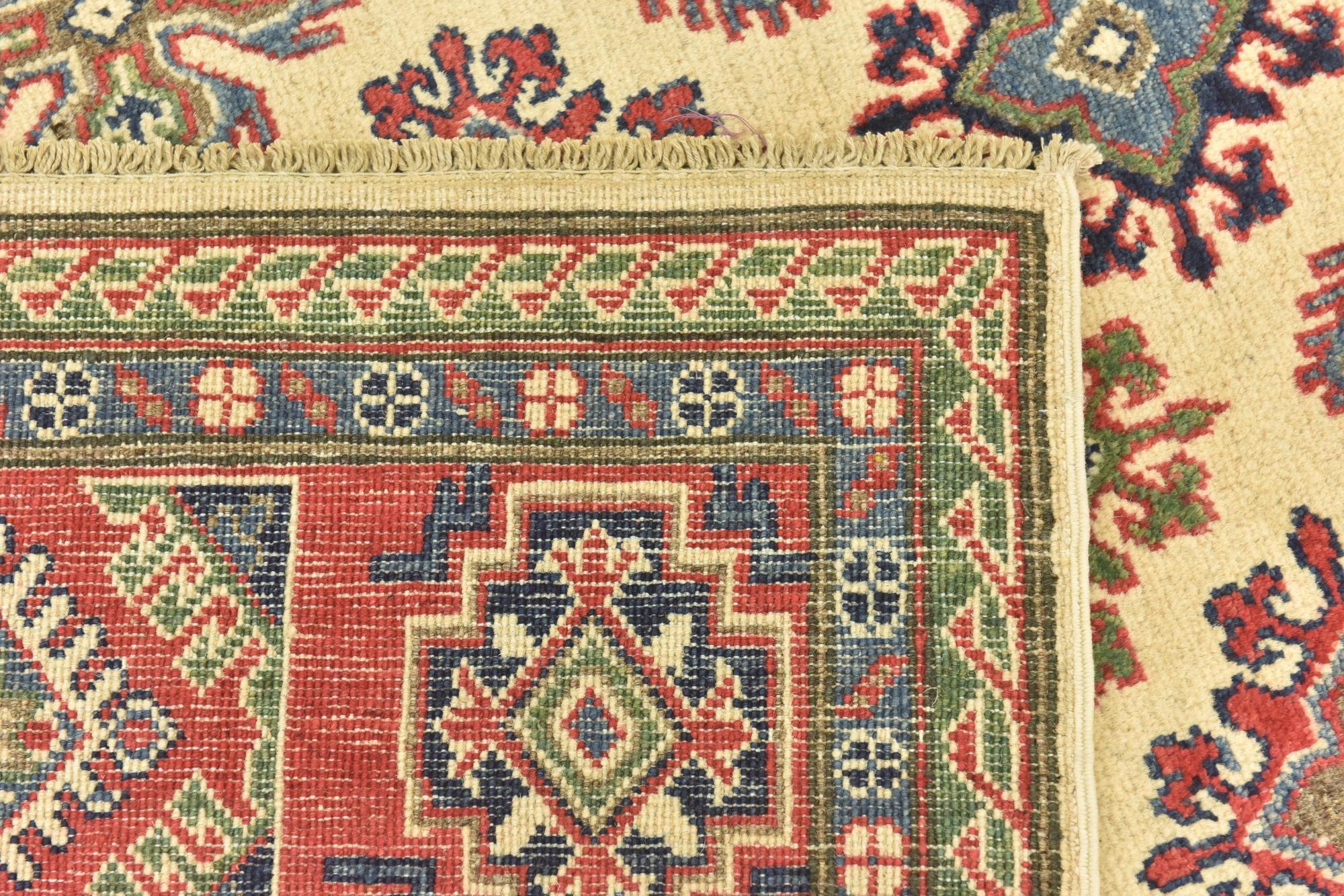 6' 2 x 9' 6 Hand Knotted Kazak Rug