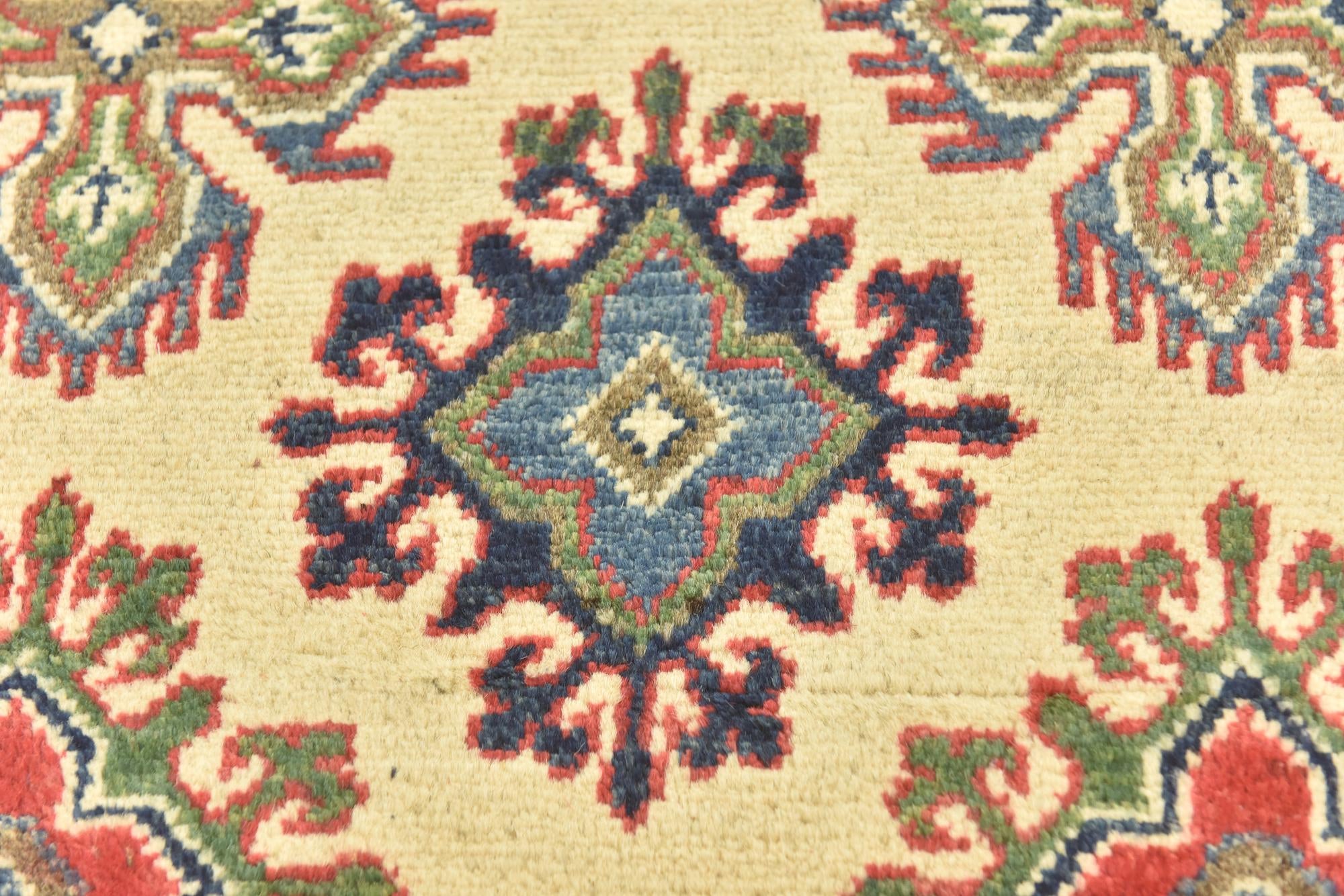 6' 2 x 9' 6 Hand Knotted Kazak Rug
