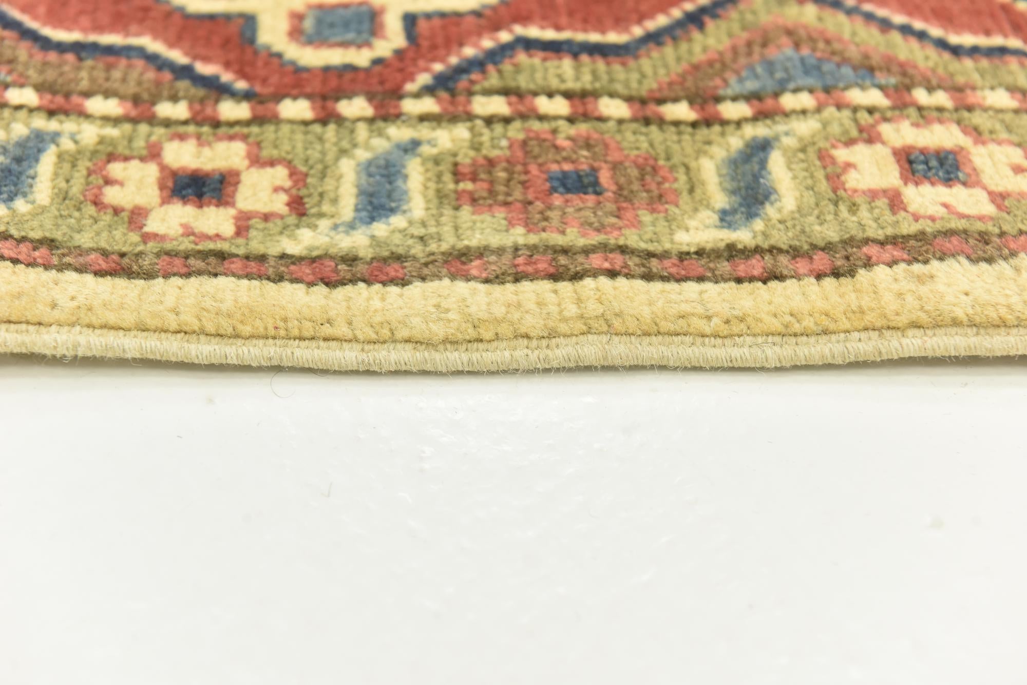 6' 3 x 9' Hand Knotted Kazak Rug