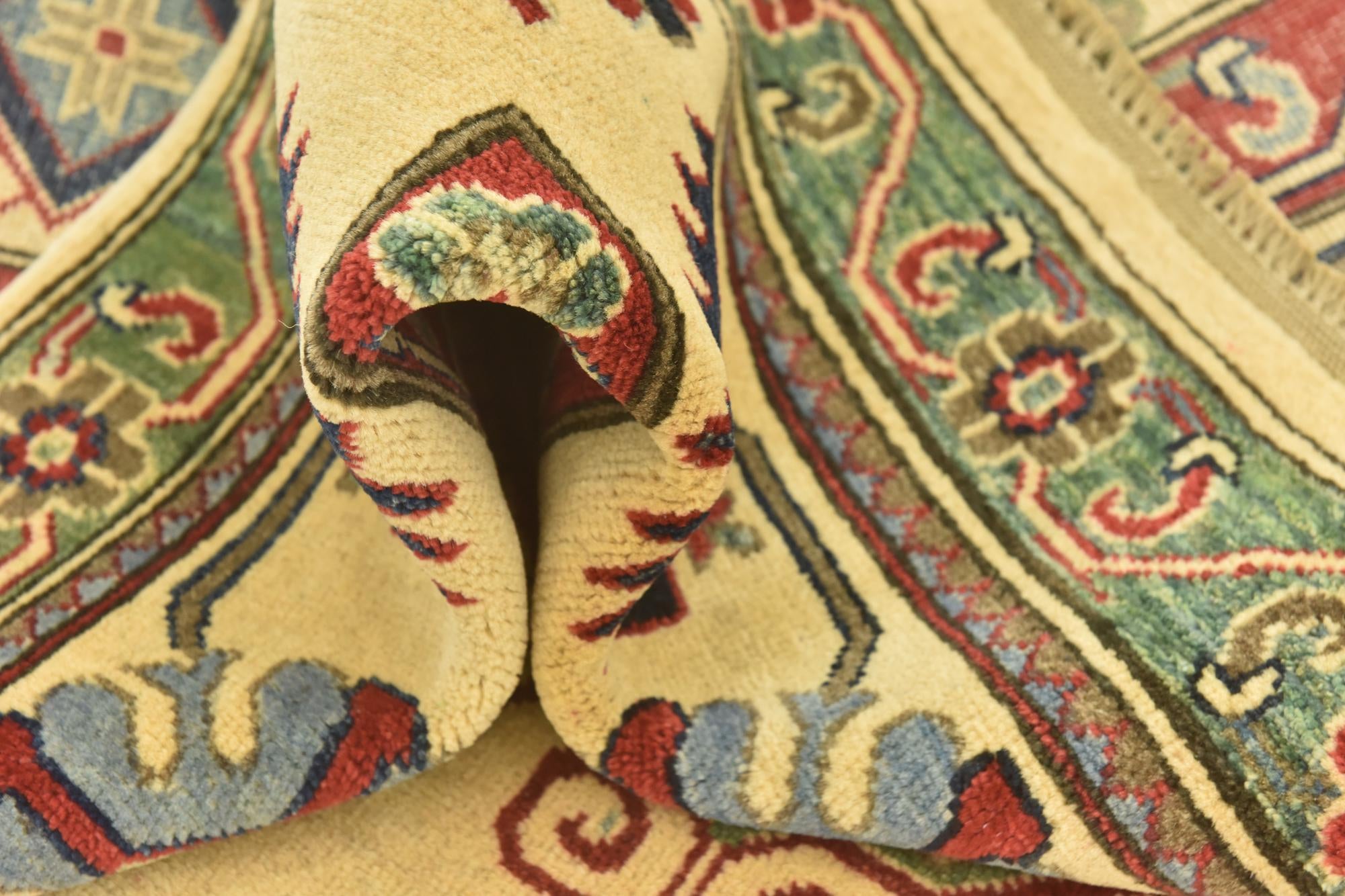 6' 8 x 9' 6 Hand Knotted Kazak Rug