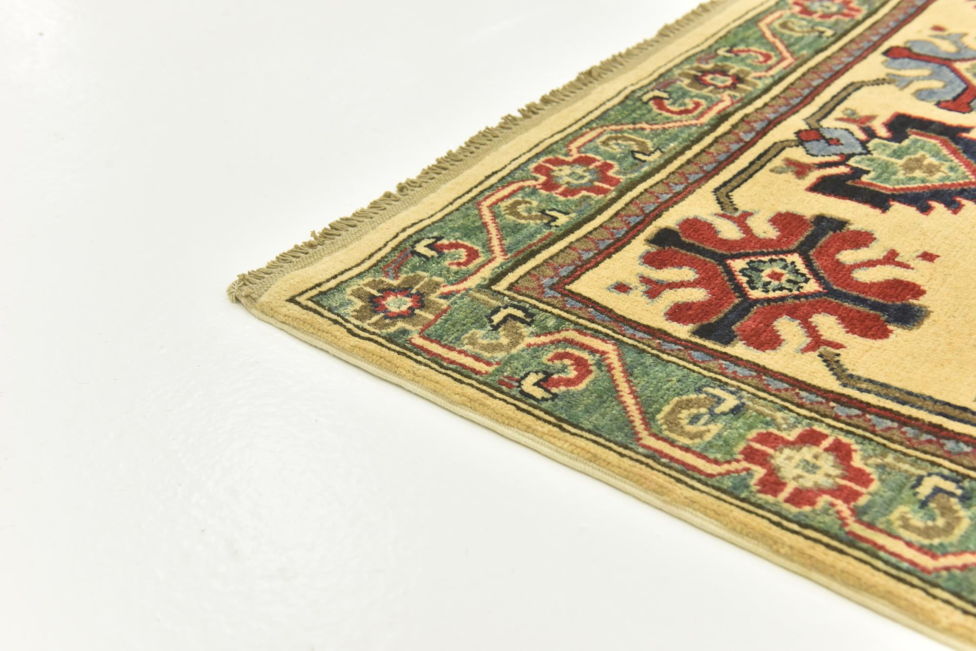 6' 8 x 9' 6 Hand Knotted Kazak Rug