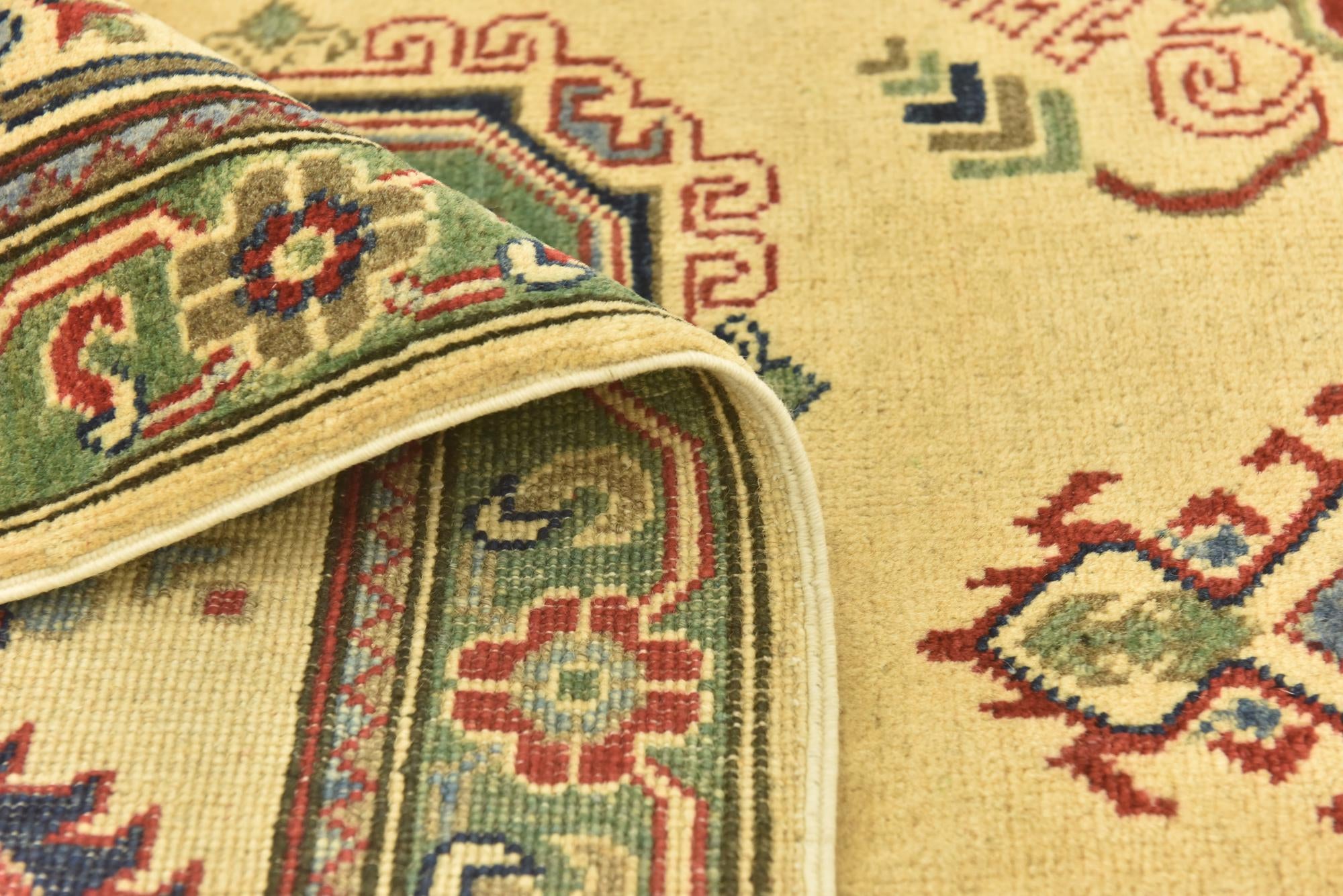 6' 8 x 9' 6 Hand Knotted Kazak Rug